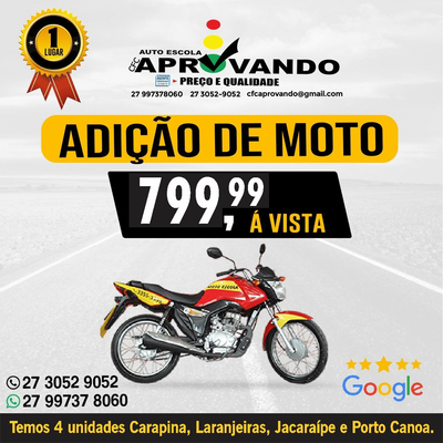 Adição de moto. Cat (A)